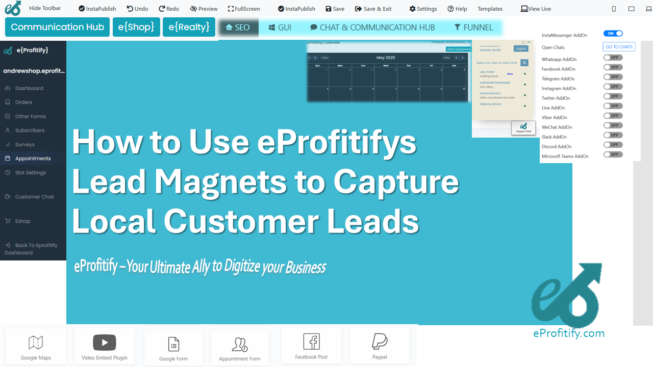 How to Use eProfitifys Lead Magnets to Capture Local Customer Leads